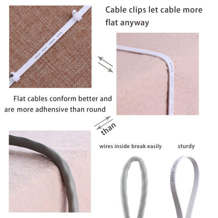 Flat Patch cable for ethernet